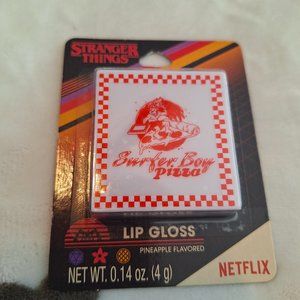 Stranger Things Surfer Boy Pizza Pineapple Lip Gloss Collectible Series Ending!